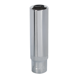 Sealey WallDrive® Socket 10mm Deep 1/4"Sq Drive Fully Polished