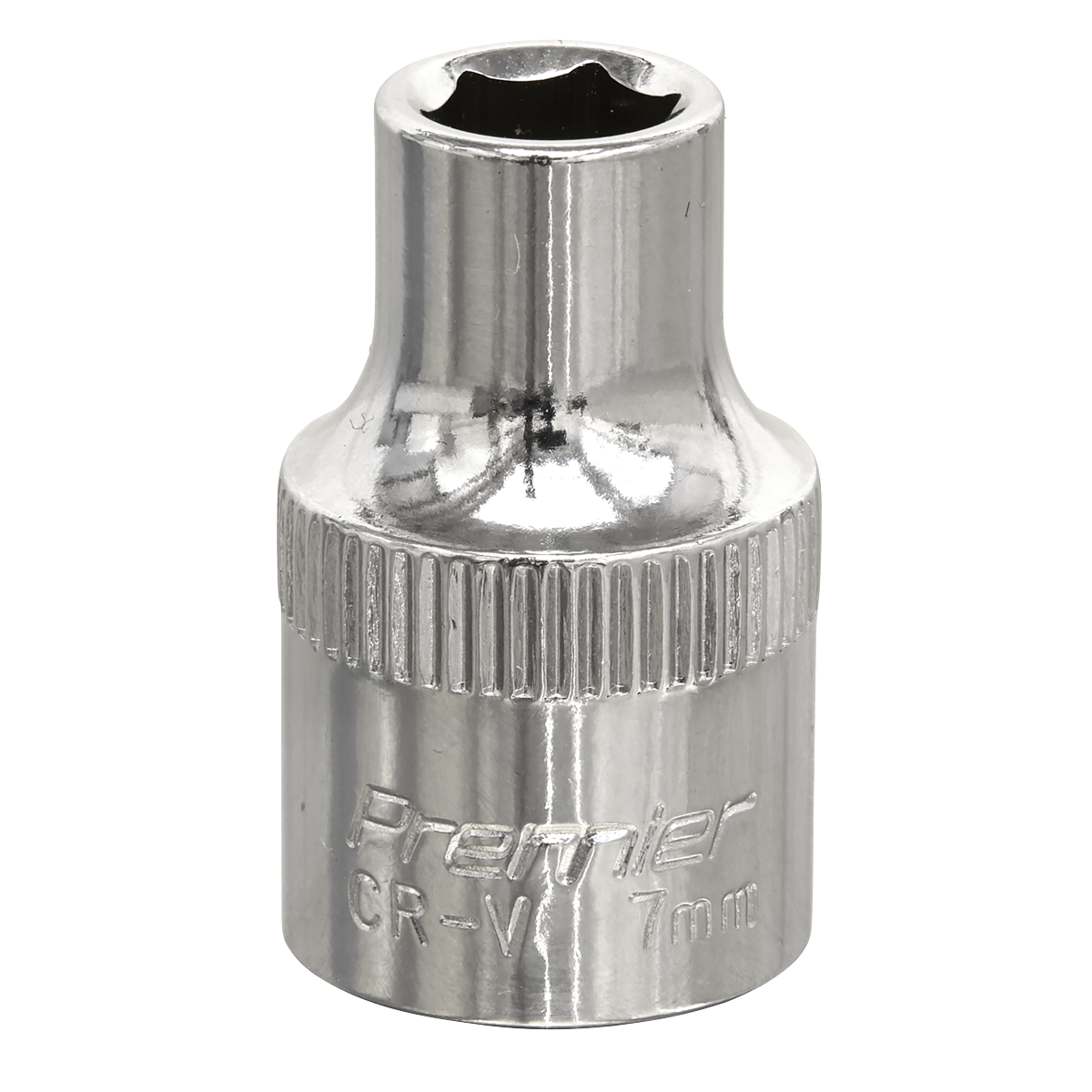 Sealey WallDrive® Socket 7mm 3/8"Sq Drive Fully Polished