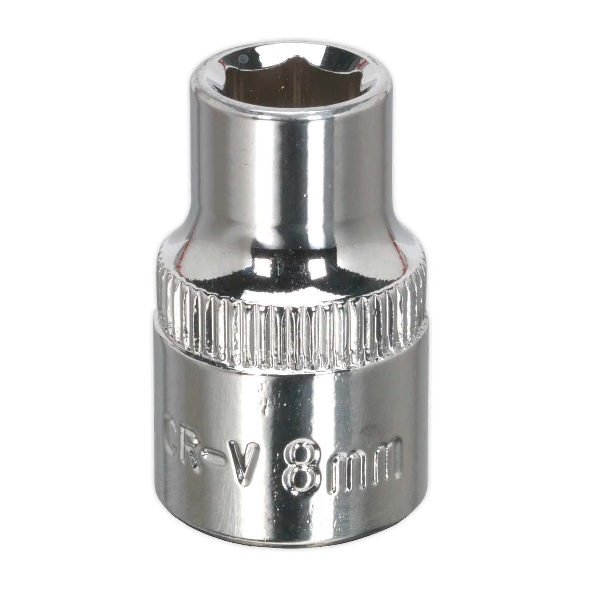 Sealey WallDrive® Socket 8mm 3/8"Sq Drive Fully Polished