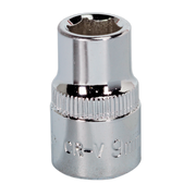 Sealey WallDrive® Socket 9mm 3/8"Sq Drive Fully Polished