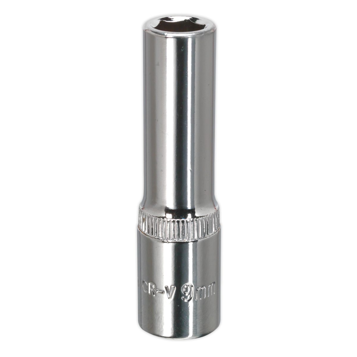 Sealey WallDrive® Socket 9mm Deep 3/8"Sq Drive Fully Polished