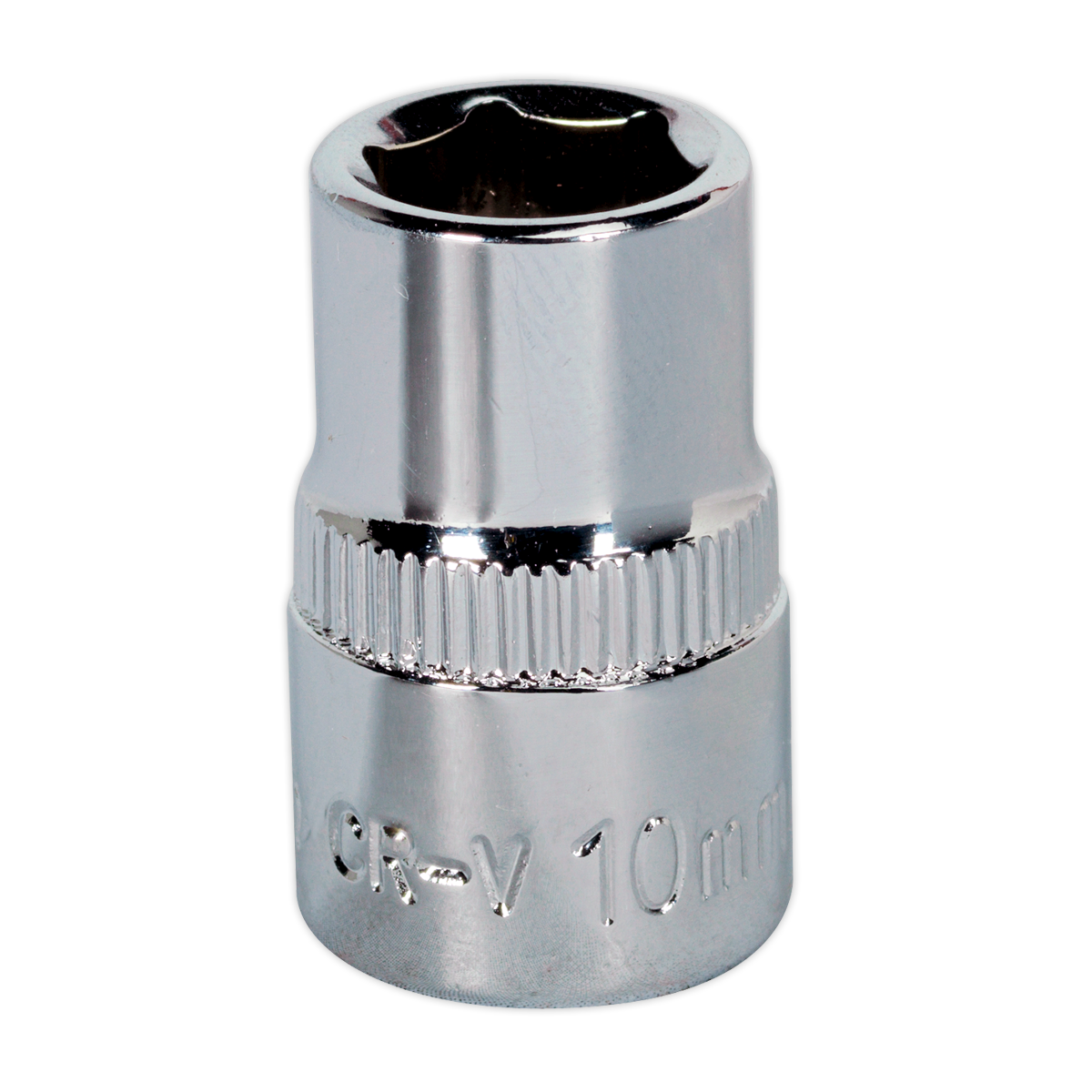 Sealey WallDrive® Socket 10mm 3/8"Sq Drive Fully Polished
