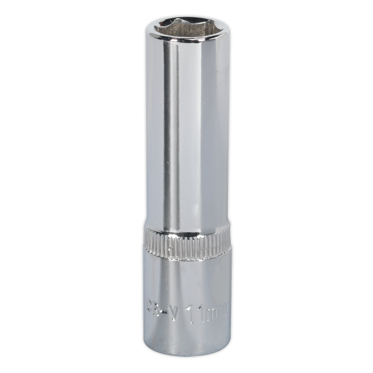 Sealey WallDrive® Socket 11mm Deep 3/8"Sq Drive Fully Polished