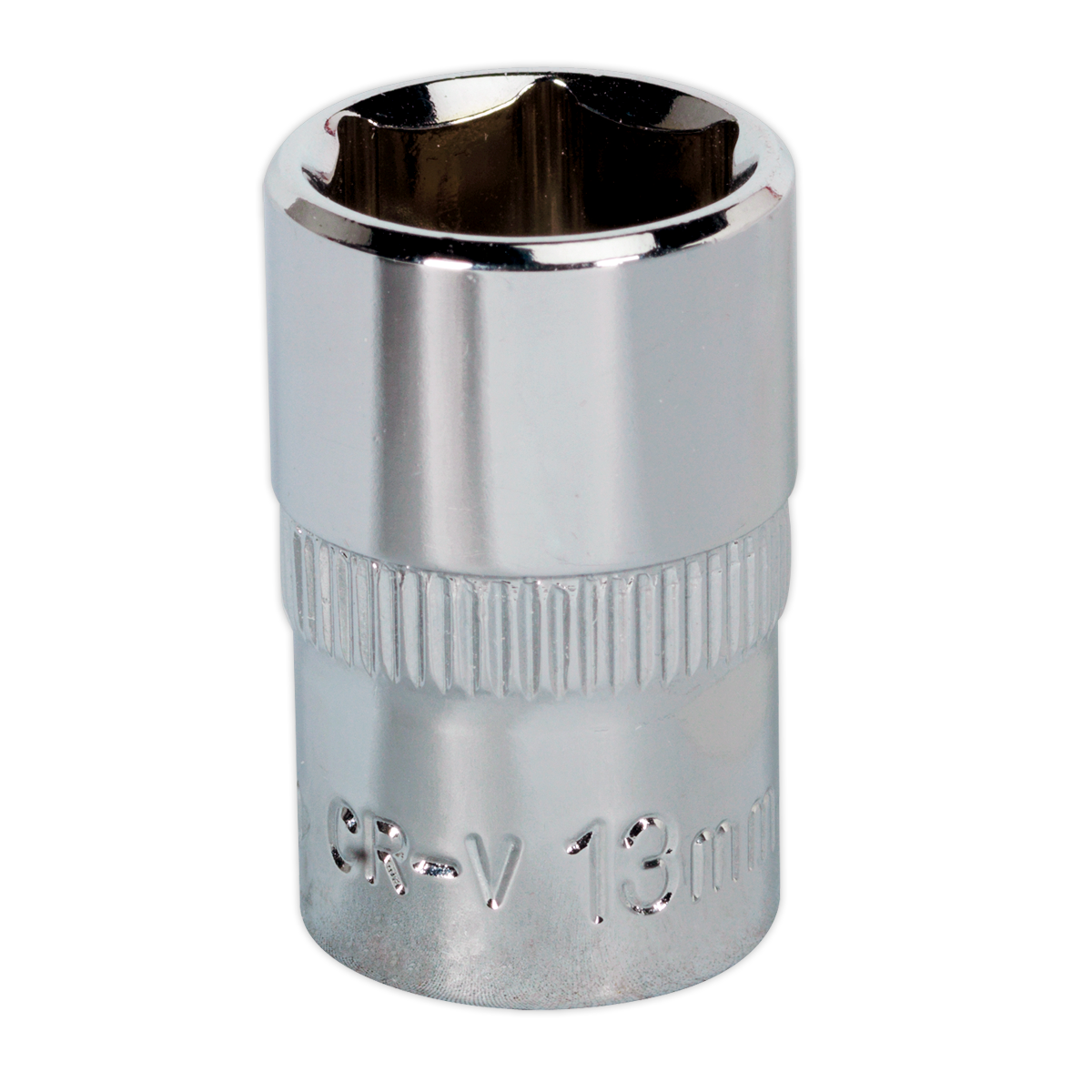 Sealey WallDrive® Socket 13mm 3/8"Sq Drive Fully Polished