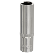 Sealey WallDrive® Socket 13mm Deep 3/8"Sq Drive Fully Polished