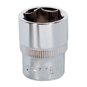 Sealey WallDrive® Socket 16mm 3/8"Sq Drive Fully Polished