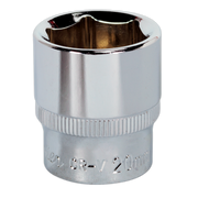 Sealey WallDrive® Socket 20mm 3/8"Sq Drive Fully Polished