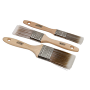 Sealey Wooden Handle Paint Brush Set 3pc