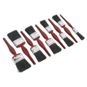 Sealey Pure Bristle Paint Brush Set 9pc