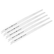 Sealey Reciprocating Saw Blade Wood & Nail 300mm 6tpi - Pack of 5