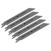 Sealey Reciprocating Saw Blade Wood & Plastics 150mm 10tpi - Pack of 5