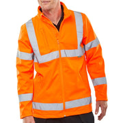Beeswift Soft Shell Jacket Hi-vis En20471