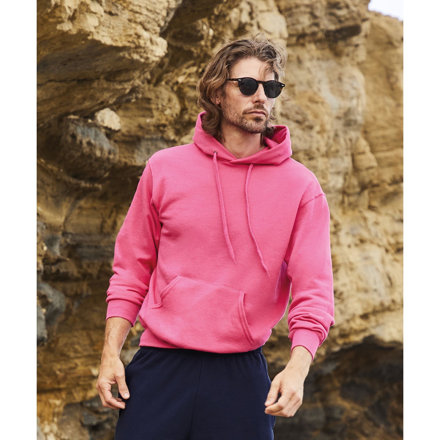 Fruit Of The Loom Classic 80/20 Hooded Sweatshirt - Heather Green