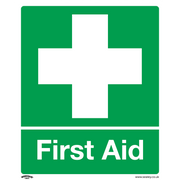Sealey Safety Sign - First Aid - Self-Adhesive Vinyl