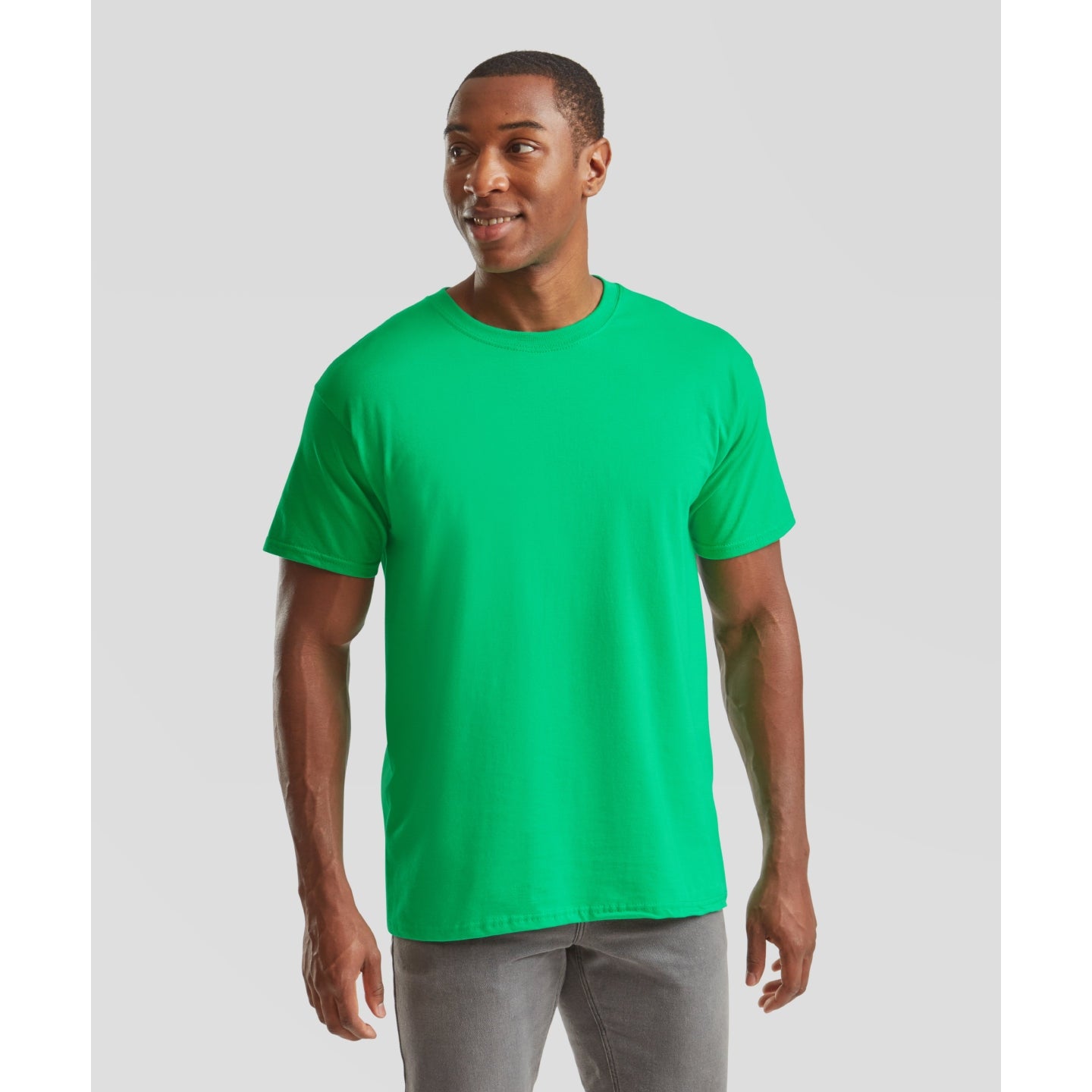 Fruit Of The Loom Iconic 195 Ringspun Premium T - Kelly Green