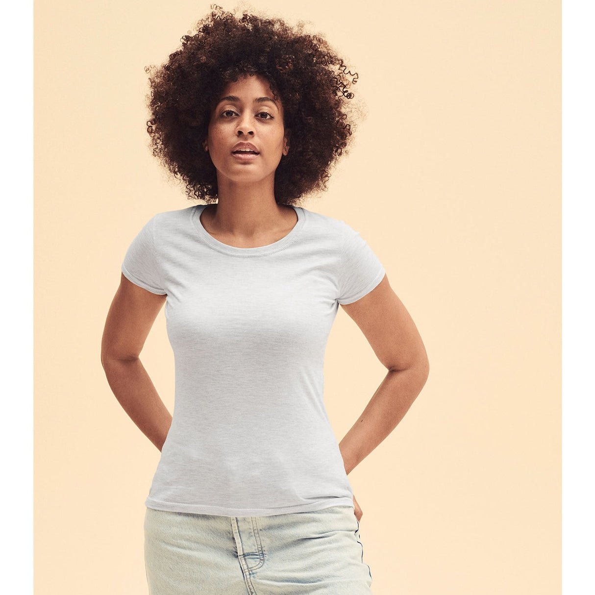 Fruit Of The Loom Women's Iconic 195 Ringspun Premium T-Shirt - Red