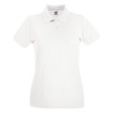 Fruit Of The Loom Women's Premium Polo - White