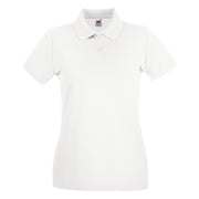 Fruit Of The Loom Women's Premium Polo - White