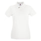 Fruit Of The Loom Women's Premium Polo - White