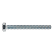 Sealey HT Setscrew M8 x 75mm 8.8 Zinc Pack of 25