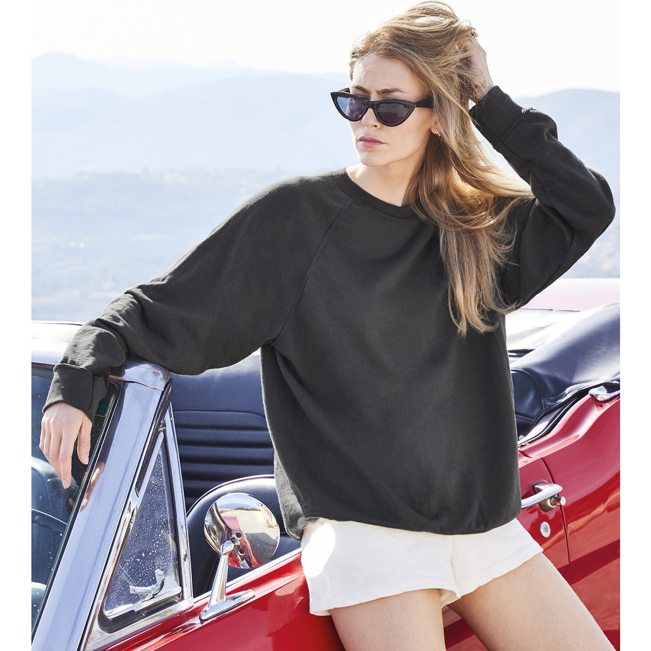 Fruit Of The Loom Women's Lightweight Raglan Sweatshirt