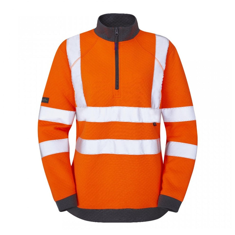 Leo Workwear ELBERRY Leo EcoViz Womens 1/4 Zip Sweatshirt