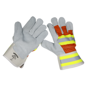 Sealey Reflective Rigger's Gloves Pair