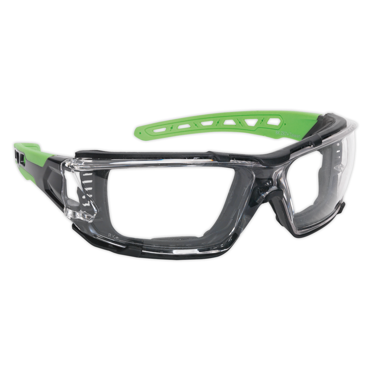 Sealey Safety Spectacles with EVA Foam Lining - Clear Lens
