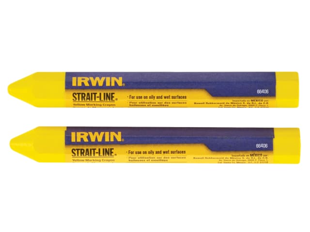 IRWIN® STRAIT-LINE® Crayon Yellow (Card 2)