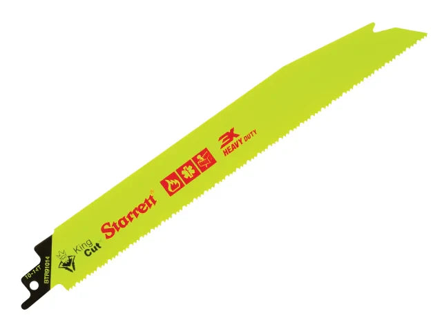 Starrett BTR91014-5 Bi-Metal King Cut Demolition Blade 228mm 10-14 TPI (Pack 5)