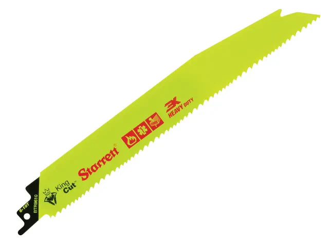Starrett BTR9610-5 Bi-Metal King Cut Demolition Blade 228mm 6-10 TPI (Pack 5)