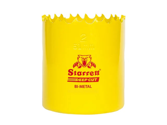 Starrett DCH0200 Deep Cut Bi-Metal Holesaw 51mm