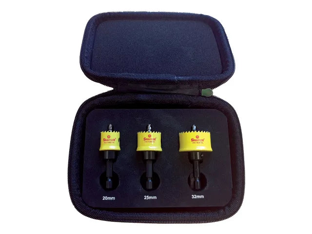 Starrett Cordless Smooth Cut Bi-Metal Holesaw Kit, 3 Piece