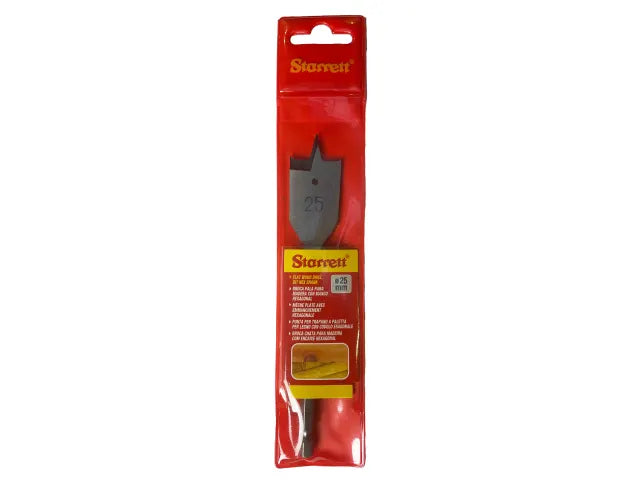 Starrett Flat Wood Drill Bit 25 x 152mm