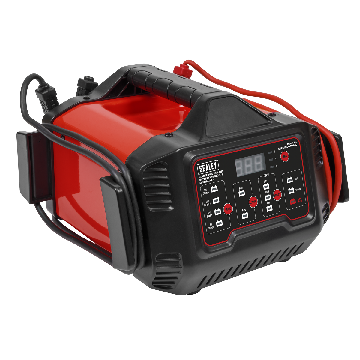 Sealey 6/12V 150A Starter/15A  Automatic Battery Charger & Maintainer