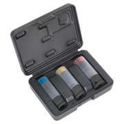Sealey Alloy Wheel Ultra-Power Impact Socket Set 3pc 1/2"Sq Drive
