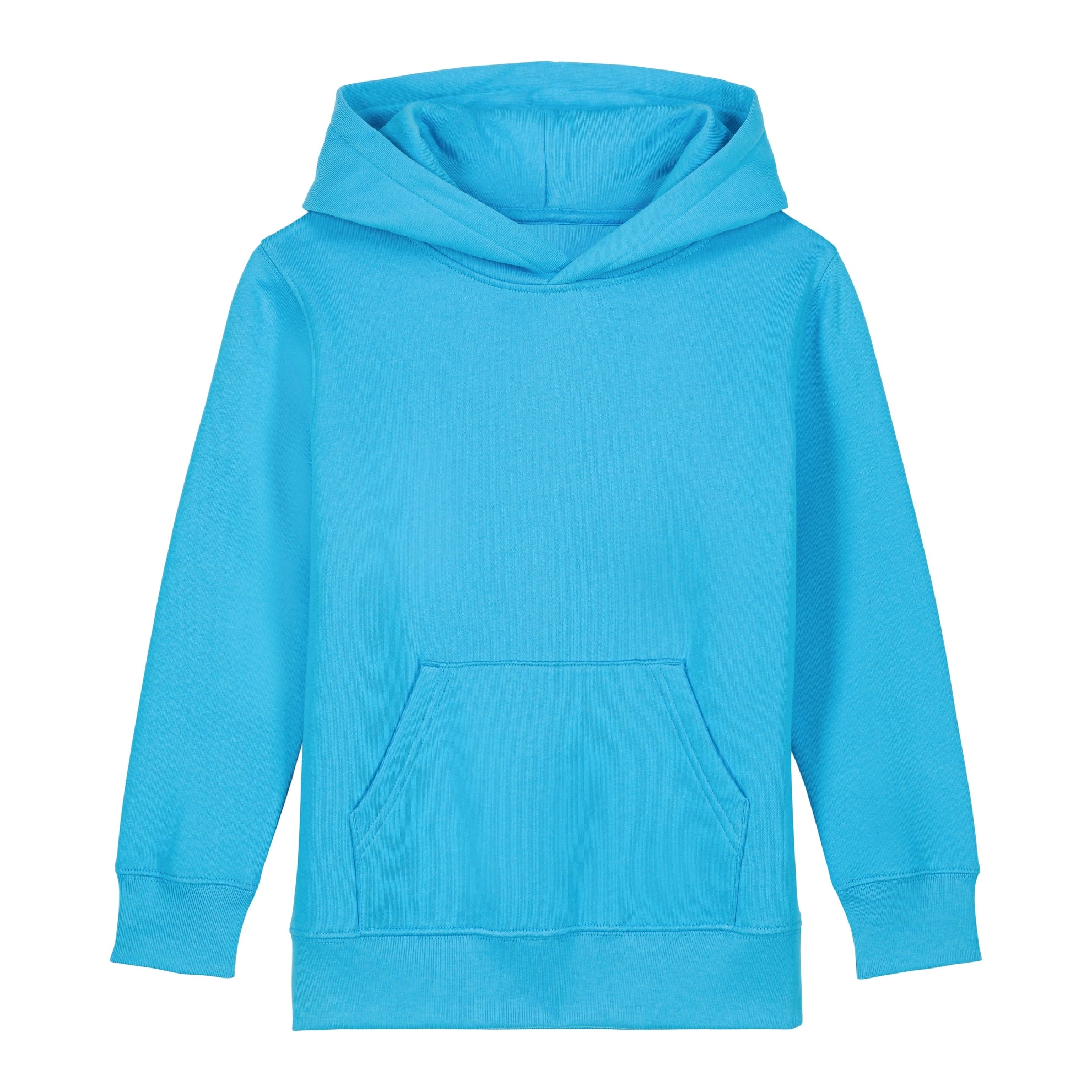 Stanley/Stella Kids Mini Cruiser 2.0 Iconic Hoodie Sweatshirt (Stsk180) - Aqua Blue