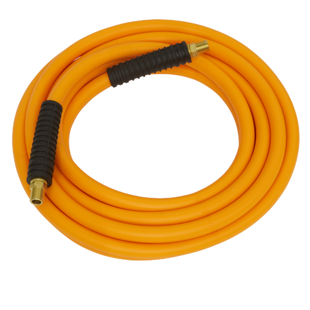 Sealey Air Hose 5m x Ø8mm Hybrid High-Visibility with 1/4"BSP Unions