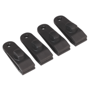 Sealey Tarpaulin Clip Pack of 4