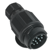 Sealey Towing Plug 13-Pin Euro Plastic 12V Twin Inlet