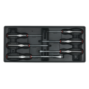 Sealey Tool Tray with Screwdriver Set 6pc