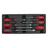 Sealey Tool Tray with Hammer-Thru Screwdriver Set 6pc