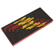 Sealey Insulated TRX-Star* Key 9pc with Tool Tray - VDE Approved