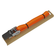 Sealey Ratchet Tie Down 25mm x 5m Polyester Webbing with Corner Protector 600kg Breaking Strength