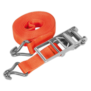 Sealey Ratchet Strap 75mm x 12m Polyester Webbing 10000kg Breaking Strength