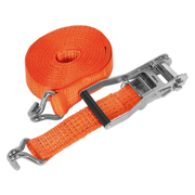 Sealey Ratchet Strap 50mm x 8m Polyester Webbing 5000kg Breaking Strength