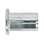 Sealey Threaded Insert (Rivet Nut) M4 Splined Pack of 50