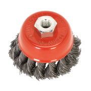 Sealey Twist Knot Wire Cup Brush Ø65mm M14 x 2mm