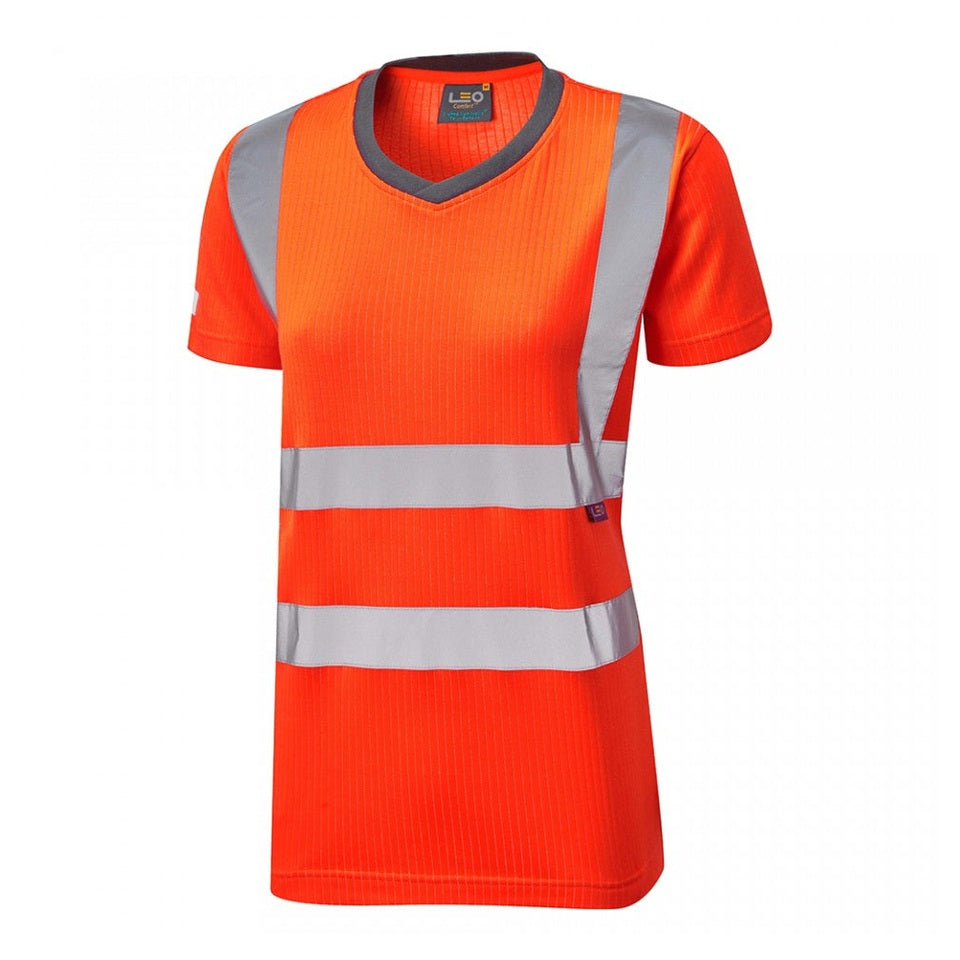 Leo Workwear BELSTONE Leo EcoViz Comfort Womens T-Shirt
