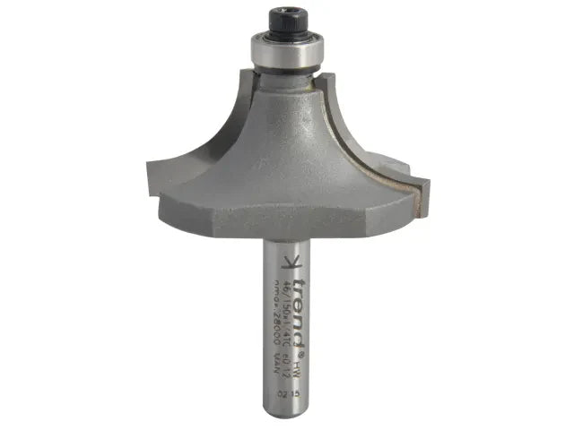 Trend 46/150 x 1/4 TCT Bearing Guided Ovolo & Round Over 12.7mm Radius